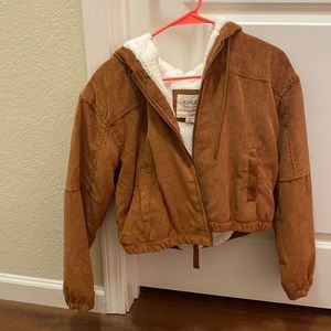 corduroy cropped jacket